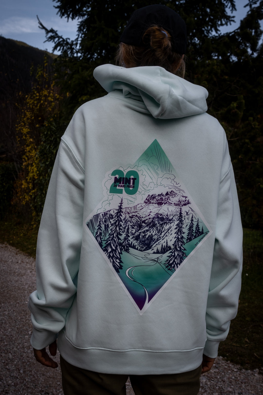 Adults RP Roberts Hoodie in mint