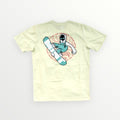 Adults Crottzilla Snowboarder Tee in yellow