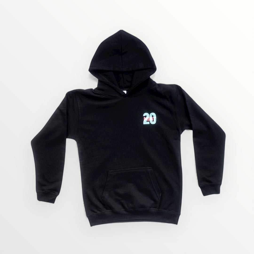 Kids Snowboarder Hoodie in Black