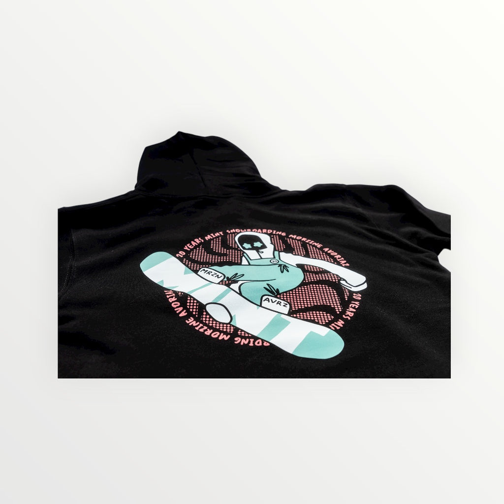 Kids Snowboarder Hoodie in Black