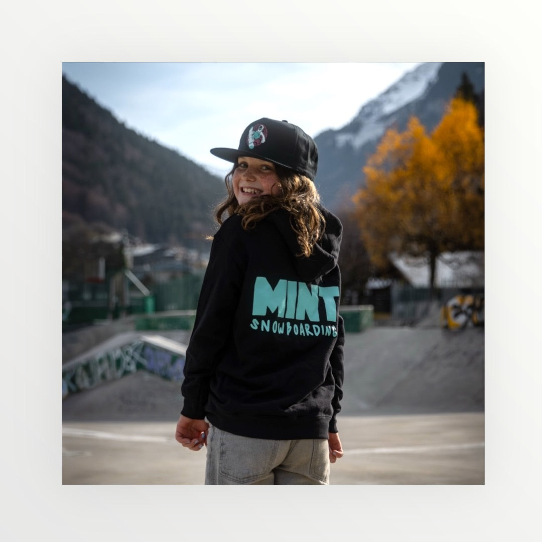 Kids Logo Hoodie in Black